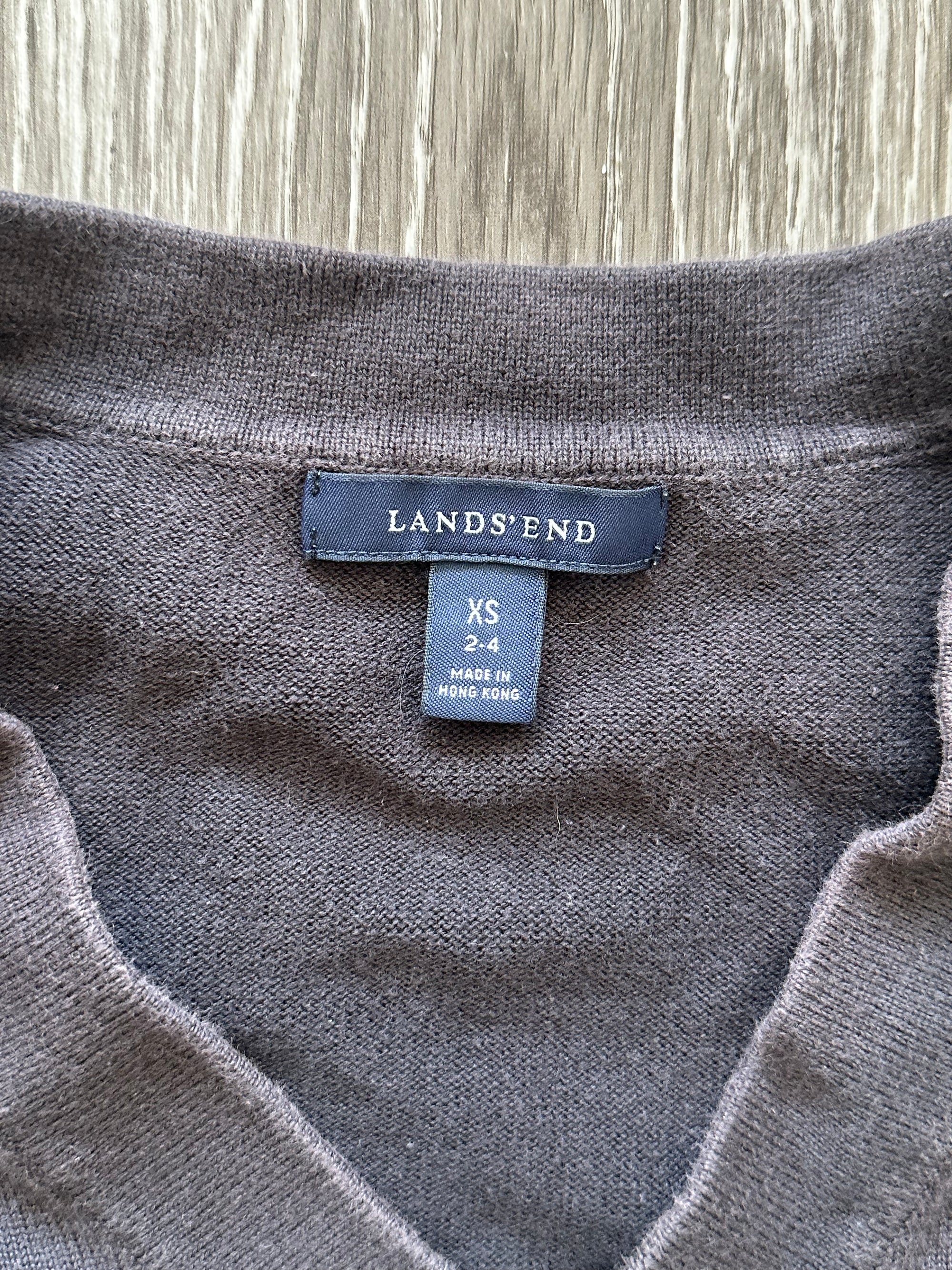 Lands’ End V-neck Sweatshirt
