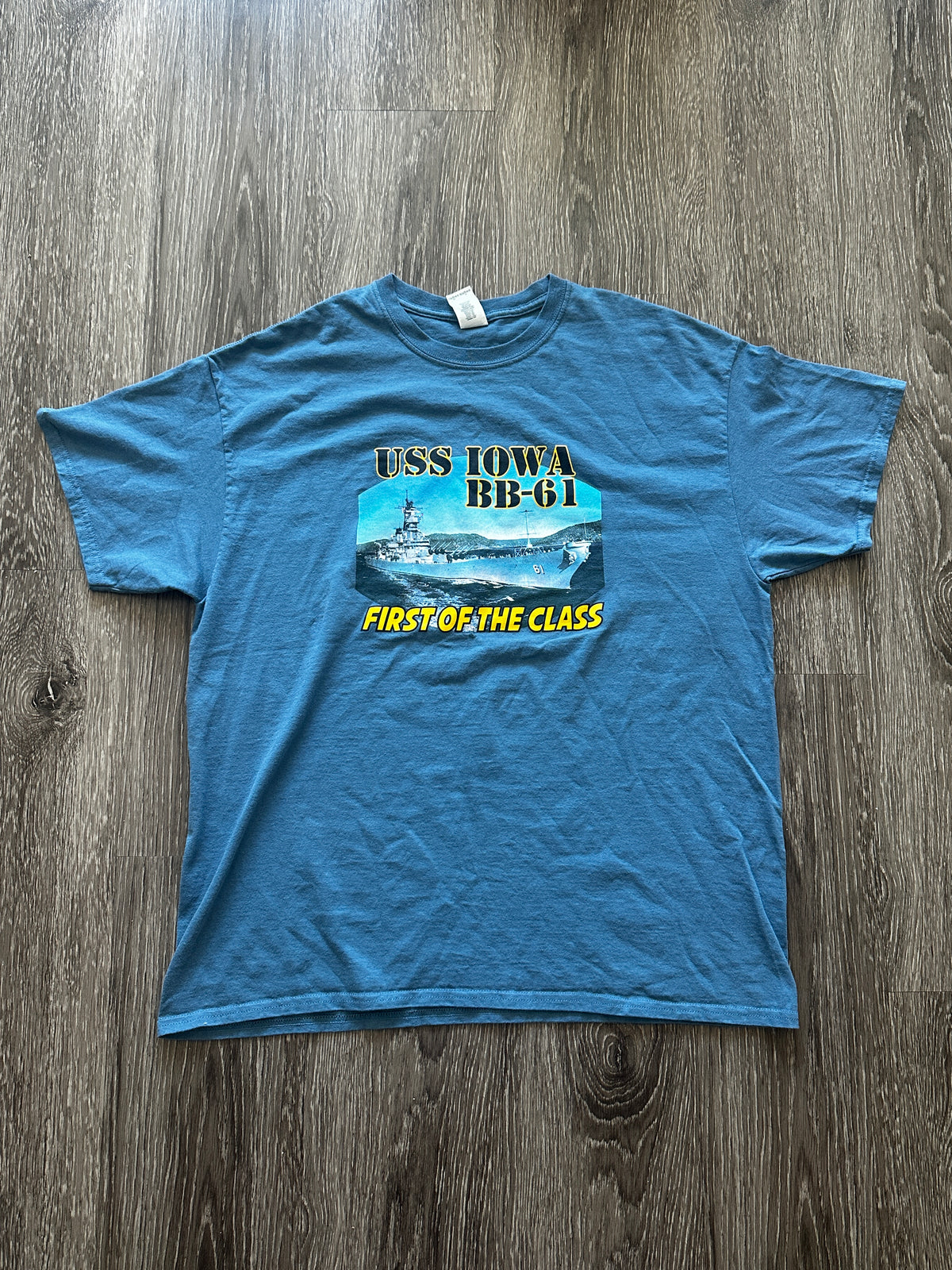 USS Iowa Navy Tee