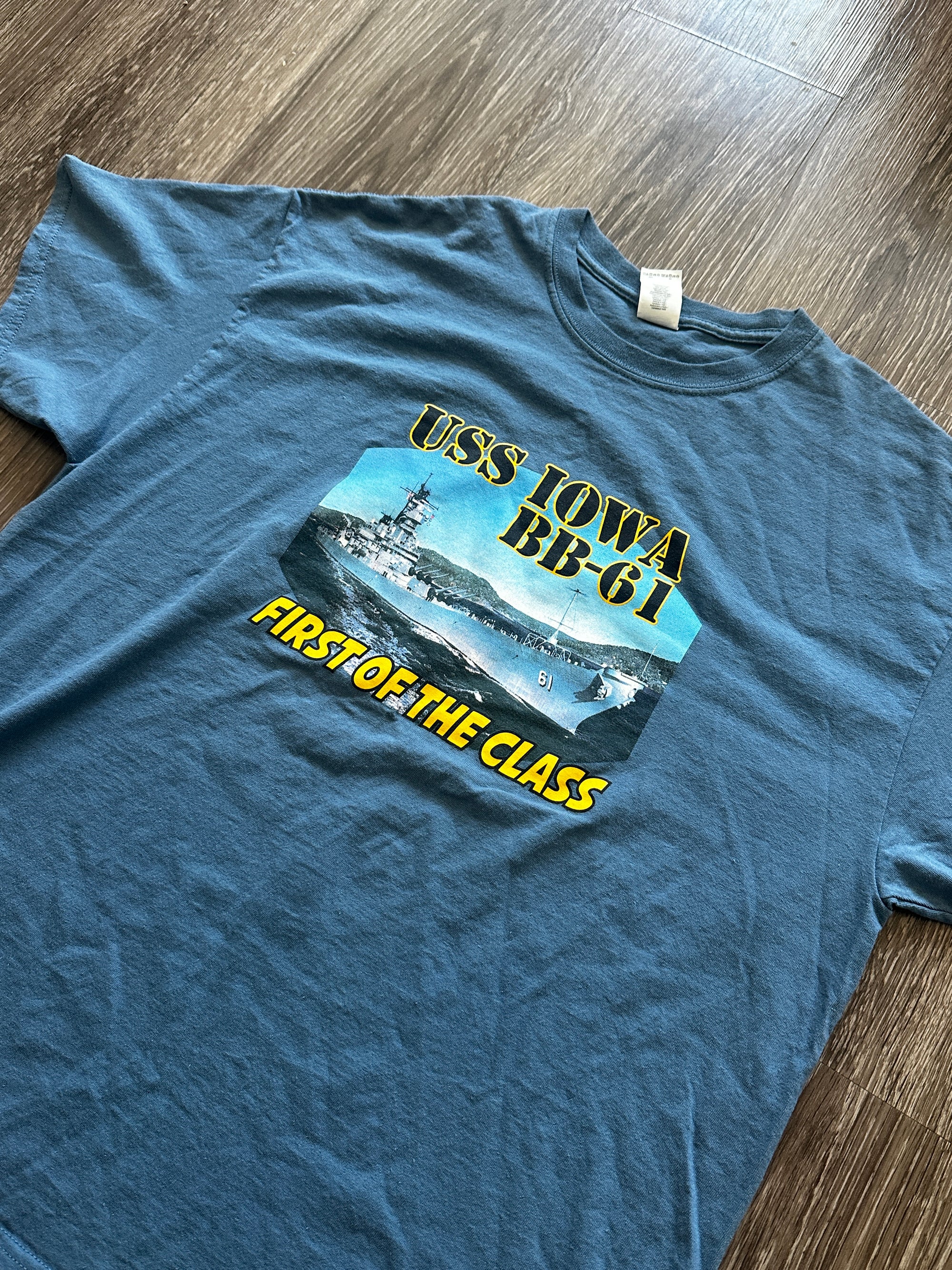 USS Iowa Navy Tee