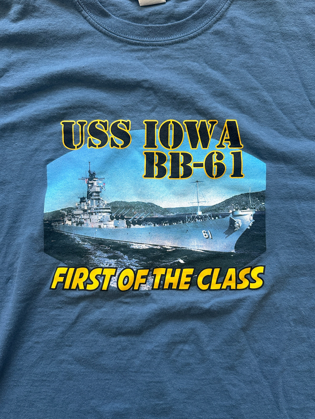 USS Iowa Navy Tee