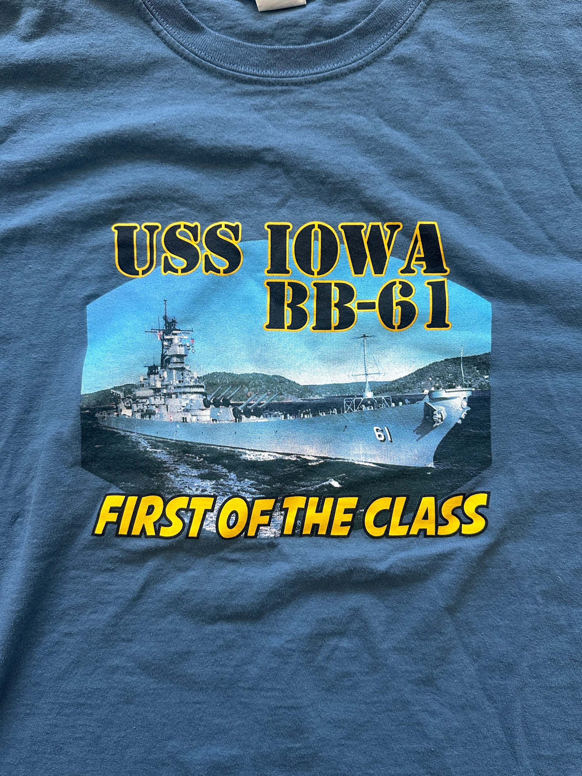 USS Iowa Navy Tee